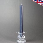 20cm Traditional Drawn Black Rustic Dinner Candles